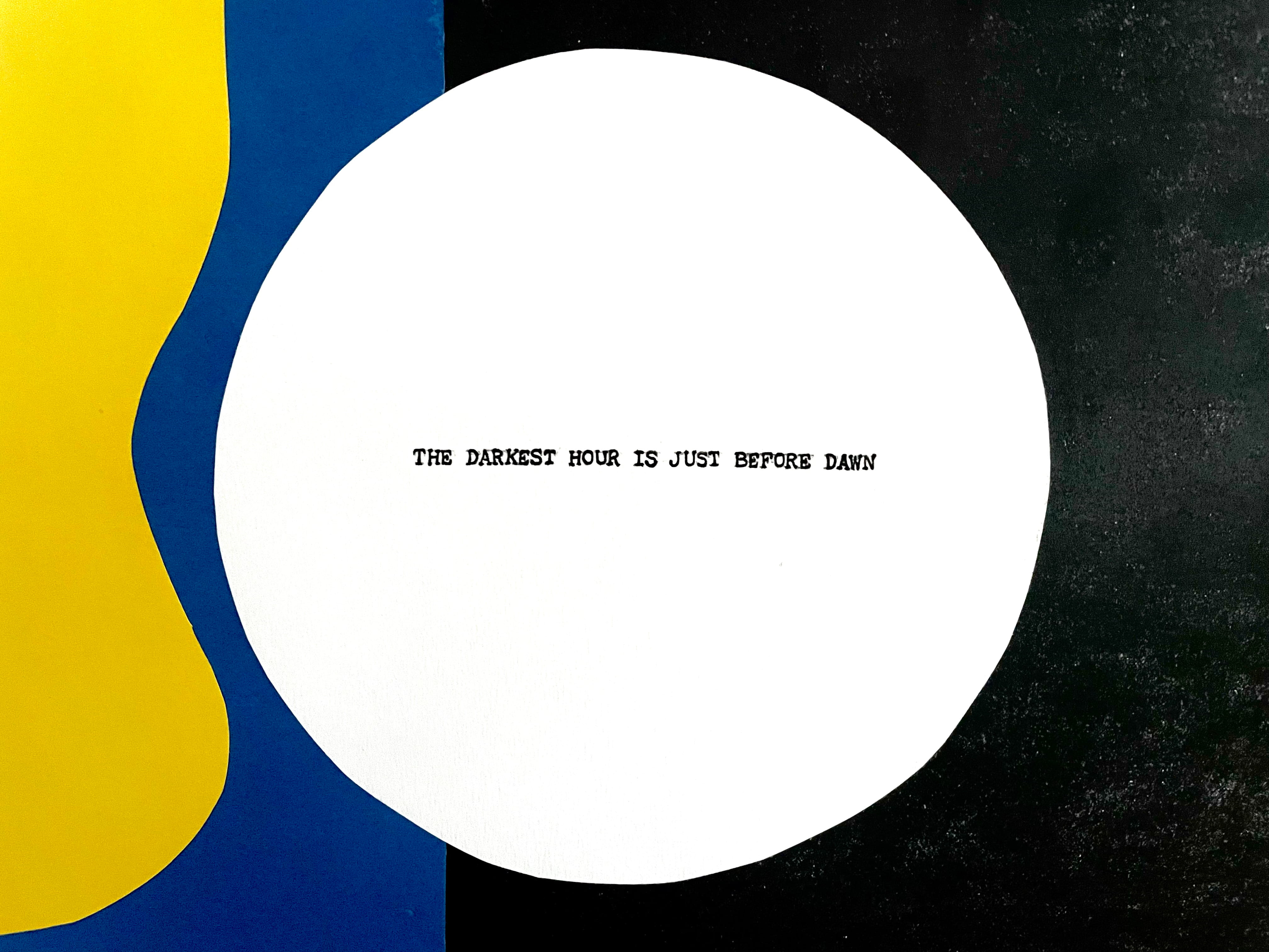 The Darkest Hour Is Just Before Dawn — detail