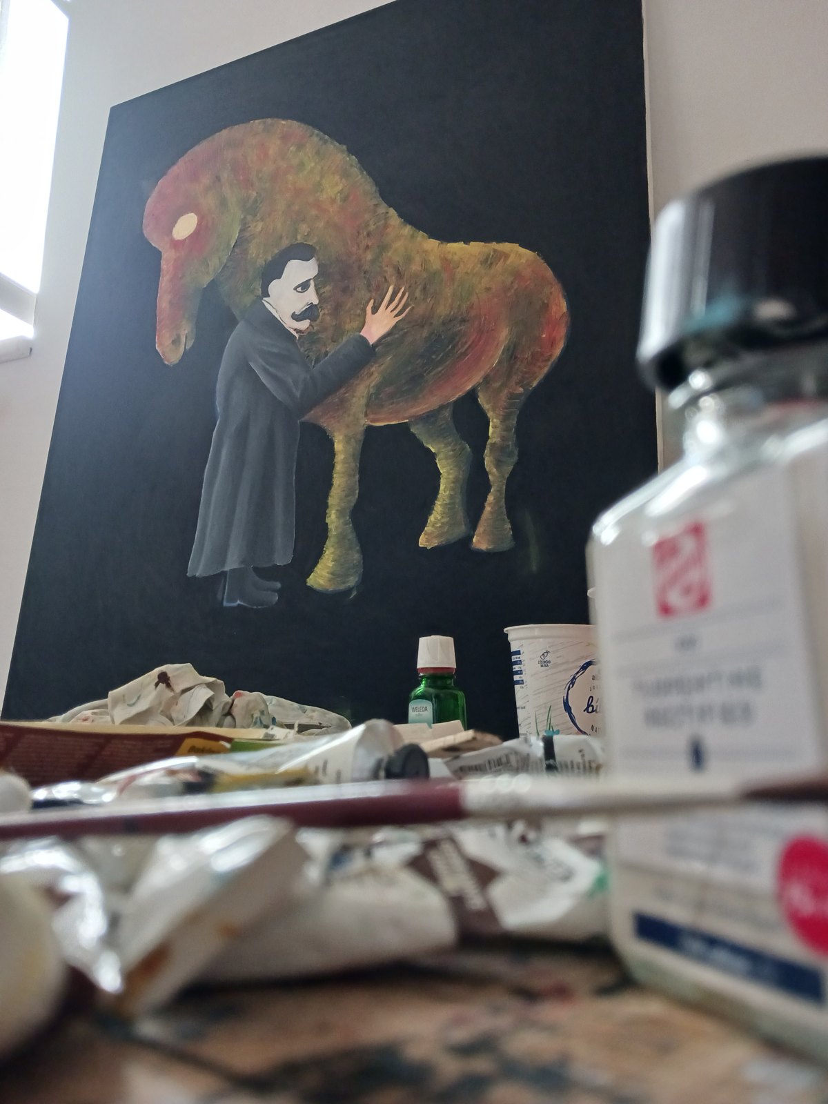 Turínský kůň — práce v ateliéru / work in progress in the studio